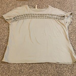 Green top with detail